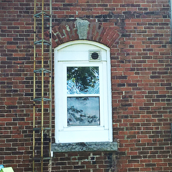 Repointing Brick window
